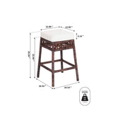 Bali Bohemian Basics Rattan Backless Counter Stool