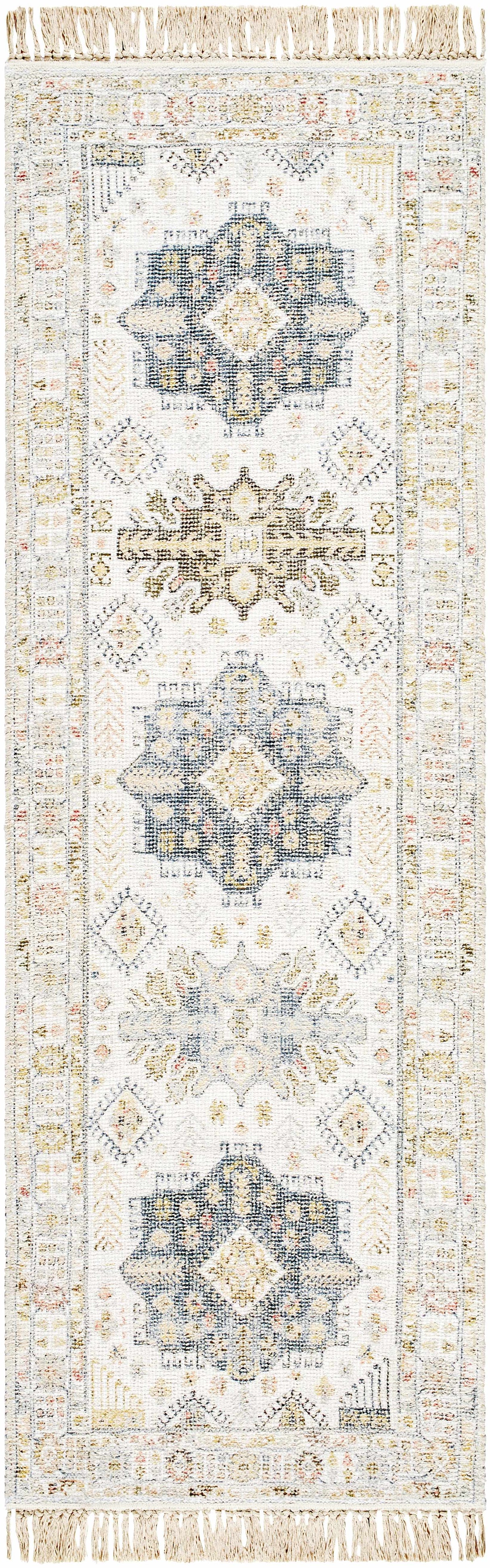 Chaela Ivory & Olive Area Rug