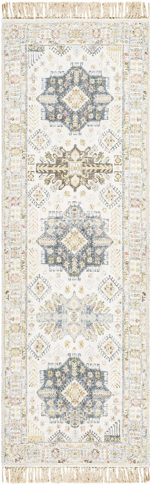 Chaela Ivory & Olive Area Rug