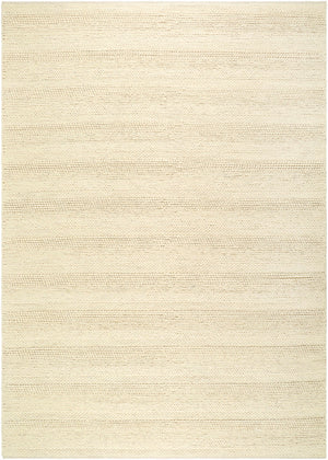 Clarke Beige Textured Wool Rug
