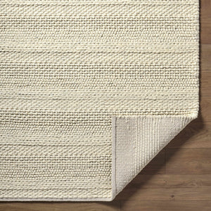 Clarke Beige Textured Wool Rug