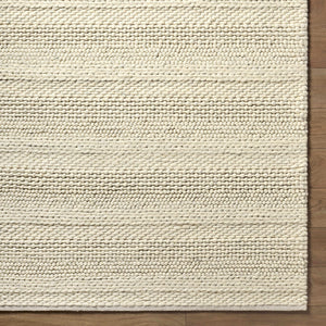 Clarke Beige Textured Wool Rug