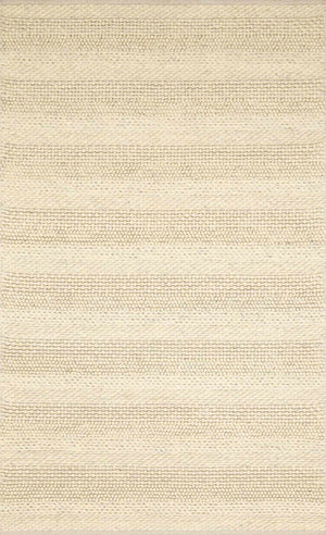 Clarke Beige Textured Wool Rug