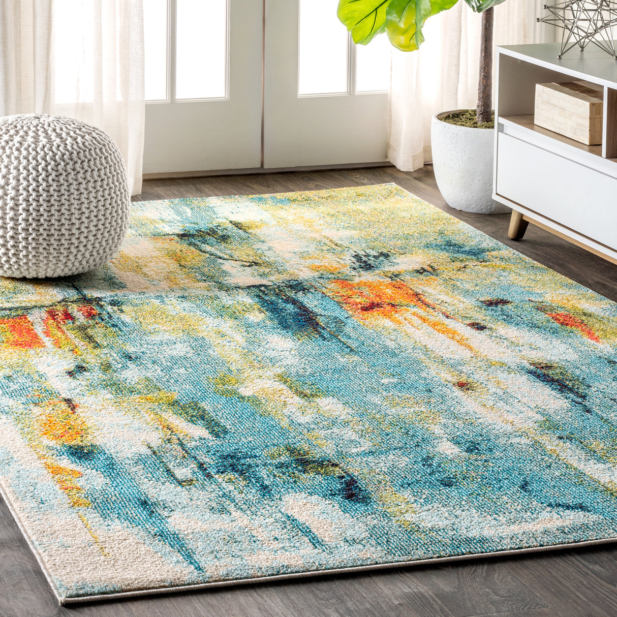 Contemporary-POP-Modern-Abstract-Waterfall-Area-Rug-Area-Rugs
