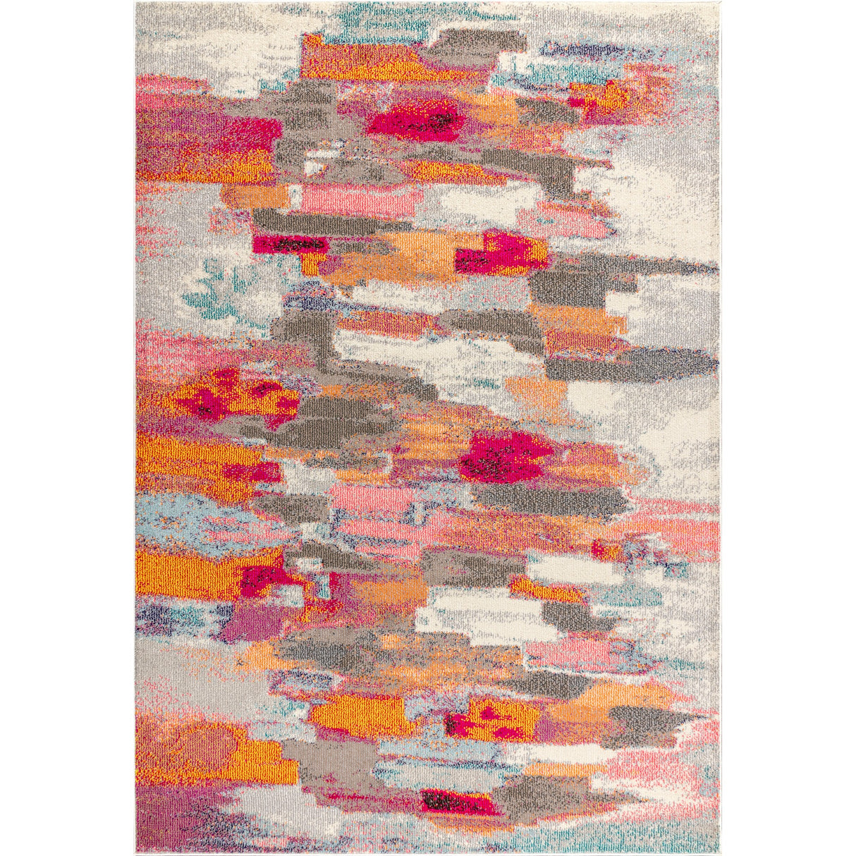Contemporary POP Modern Brushstroke Area Rug