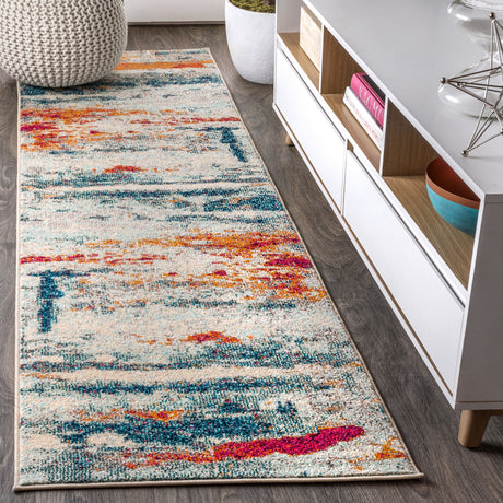 Contemporary-POP-Modern-Abstract-Runner-Rug-Runner-Rugs