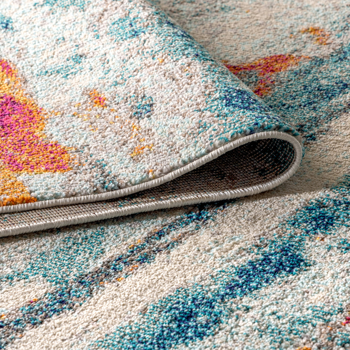 Contemporary POP Modern Abstract Runner Rug