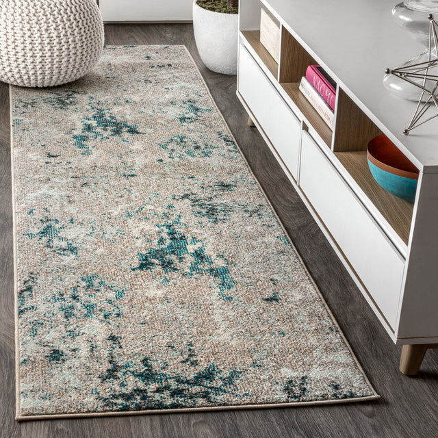 Contemporary-POP-Modern-Abstract-Vintage-Faded-Runner-Rug-Runner-Rugs