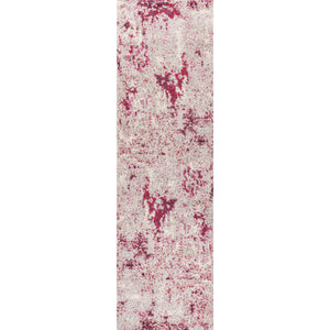 Contemporary POP Modern Abstract Vintage Faded Runner Rug