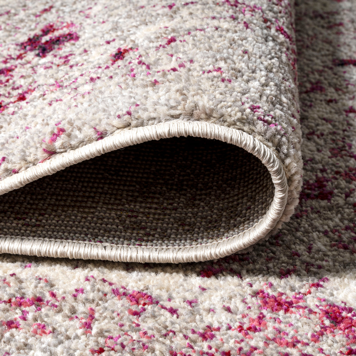 Contemporary POP Modern Abstract Vintage Faded Runner Rug