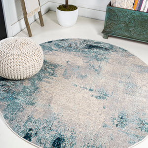 Contemporary-POP-Modern-Abstract-Vintage-Round-Area-Rug-Area-Rugs