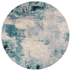 Contemporary POP Modern Abstract Vintage Round Area Rug