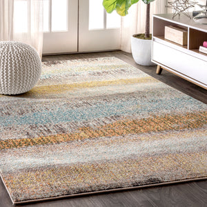 Contemporary POP Modern Abstract Vintage Runner Rug