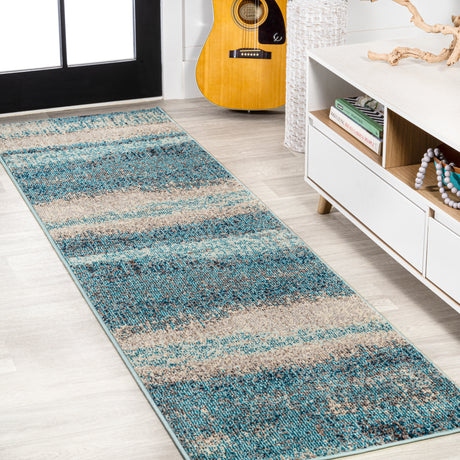 Contemporary POP Modern Abstract Vintage Runner Rug