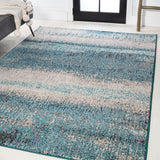 Contemporary POP Modern Abstract Vintage Runner Rug