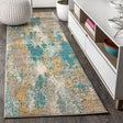 Contemporary-POP-Modern-Abstract-Vintage-Waterfall-Runner-Rug-Runner-Rugs