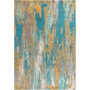 Contemporary POP Modern Abstract Vintage Waterfall Area Rug