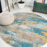 Contemporary-POP-Modern-Abstract-Vintage-Waterfall-Round-Area-Rug-Area-Rugs