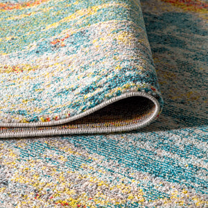 Contemporary POP Modern Abstract Vintage Waterfall Area Rug