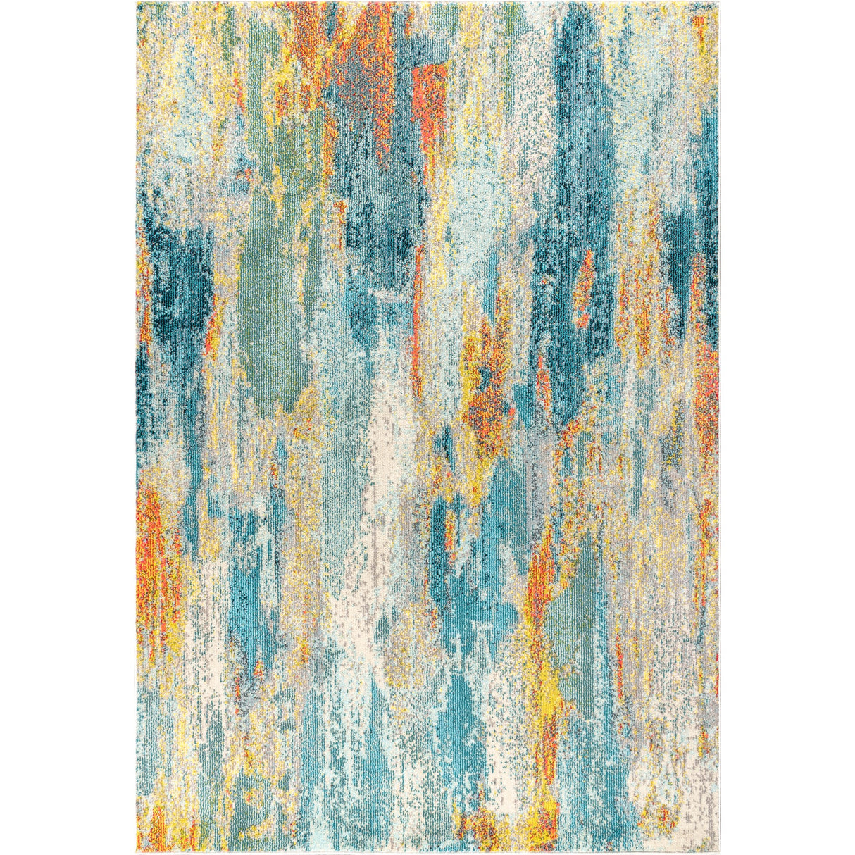 Contemporary POP Modern Abstract Vintage Waterfall Area Rug
