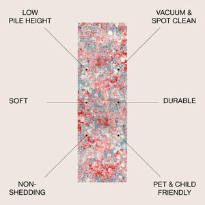 Contemporary Modern Runner Rug