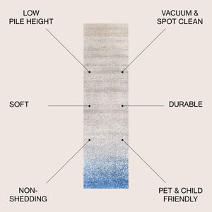Shore Modern Gradient Runner Rug