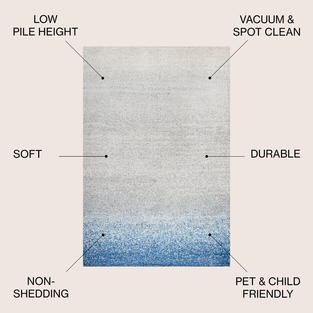 Shore Modern Gradient Area Rug