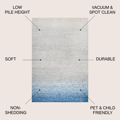 Shore Modern Gradient Area Rug