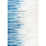 Linear Modern Half-Stripe Area Rug