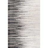 Linear Modern Half-Stripe Area Rug