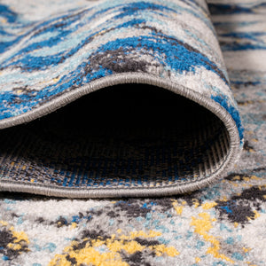 Pebble Marbled Abstract Area Rug