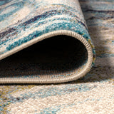 Pebble Marbled Abstract Runner Rug
