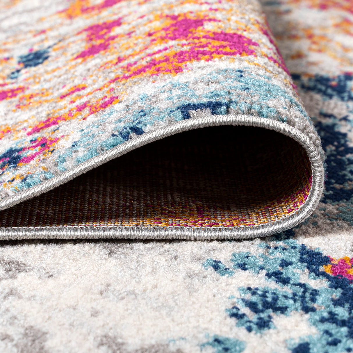 Sunset Modern Abstract Runner Rug