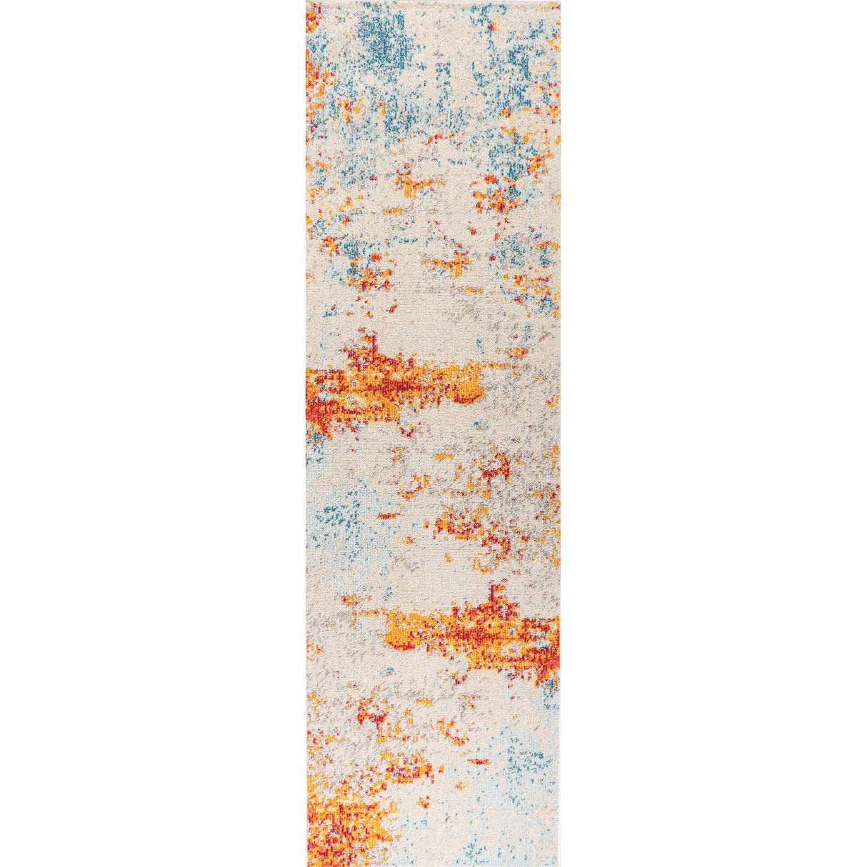 Sunset Modern Abstract Runner Rug
