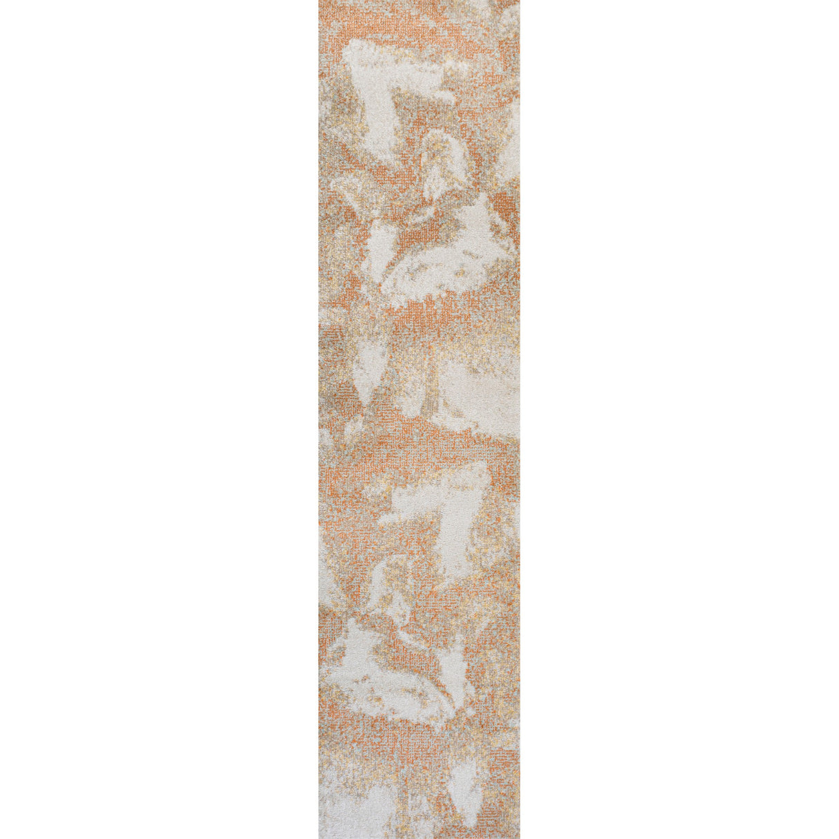 Petalo Abstract Two-Tone Modern Runner Rug