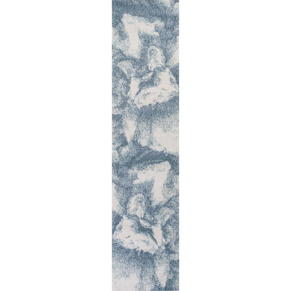 Petalo Abstract Two-Tone Modern Runner Rug