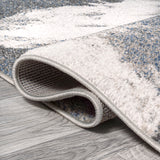 Petalo Abstract Two-Tone Modern Area Rug