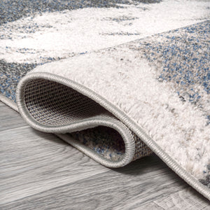 Petalo Abstract Two-Tone Modern Area Rug