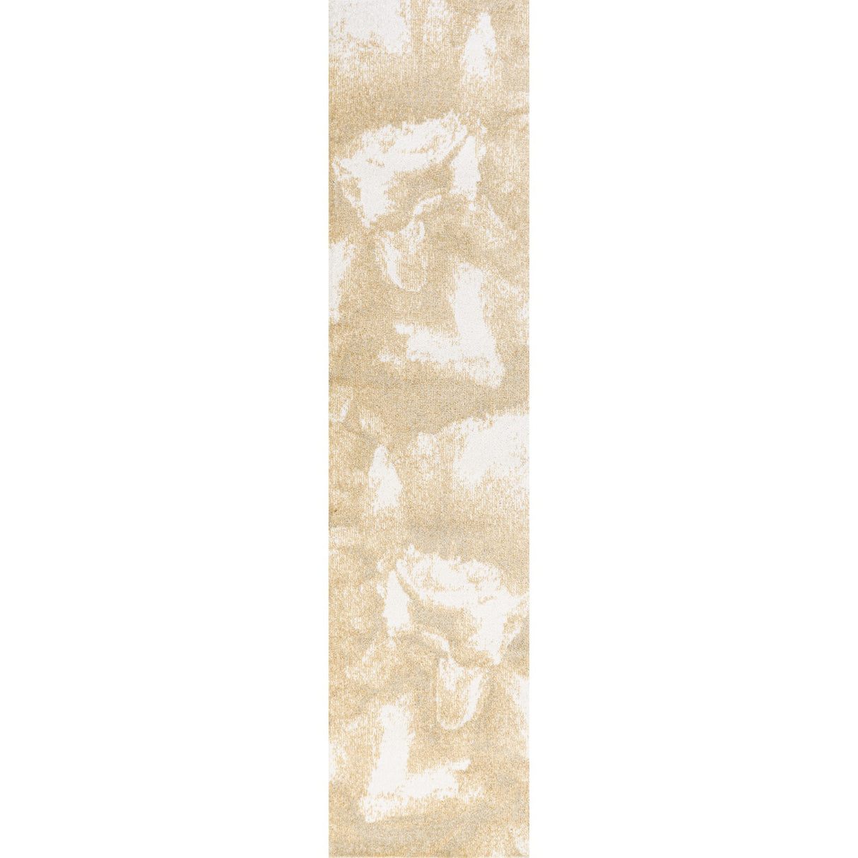 Petalo Abstract Two-Tone Modern Runner Rug