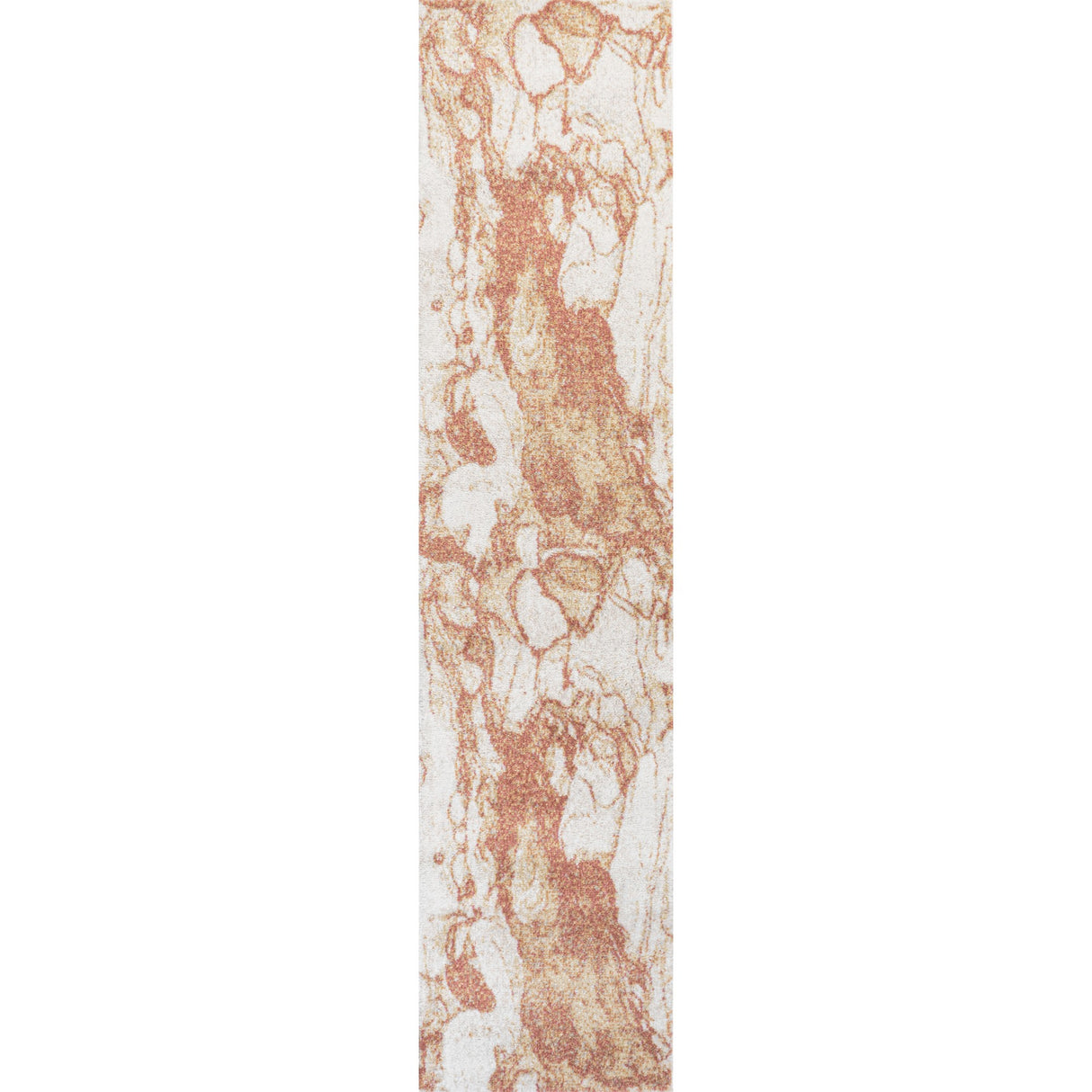 Marmo Abstract Marbled Modern Runner Rug