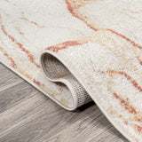 Marmo Abstract Marbled Modern Runner Rug