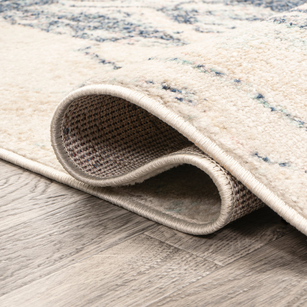Marmo Abstract Marbled Modern Runner Rug