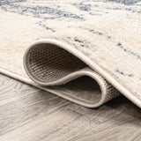 Marmo Abstract Marbled Modern Runner Rug