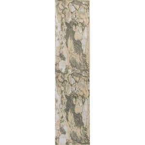 Marmo Abstract Marbled Modern Runner Rug