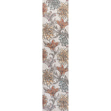 Giglio Modern Botanical Flower Runner Rug