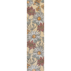 Dizi Modern Botanical Wildflower Runner Rug
