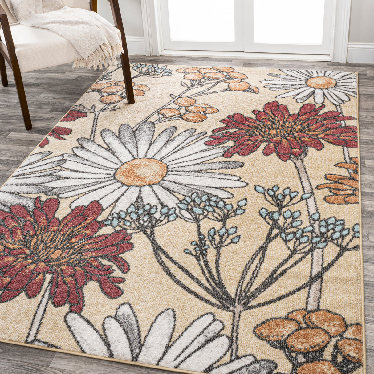 Dizi-Modern-Botanical-Wildflower-Area-Rug-Area-Rugs
