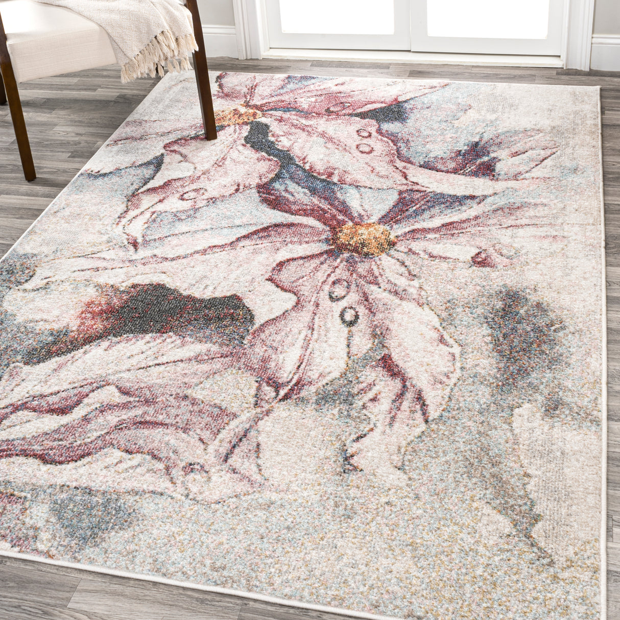 Pastello-Modern-Abstract-Muted-Flowers-Area-Rug-Area-Rugs