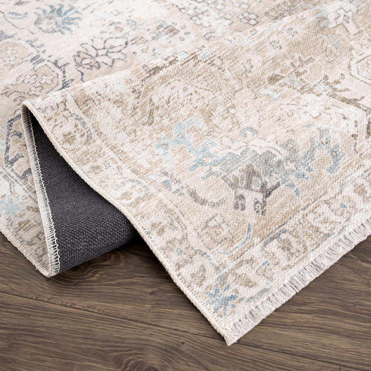 Beige Holi-4600 Washable Area Rug - Clearance