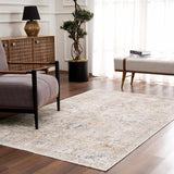 Beige Holi-4600 Washable Area Rug - Clearance